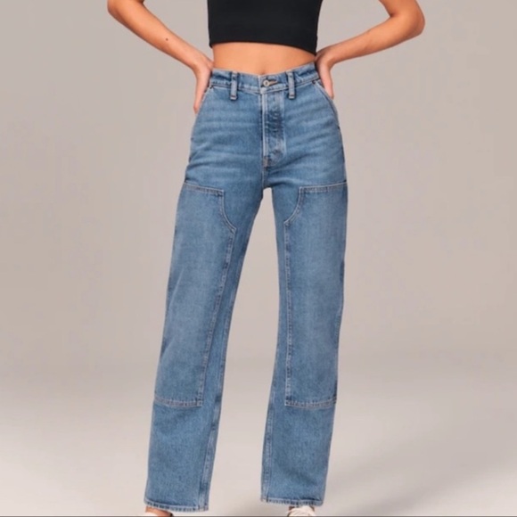 Abercrombie & Fitch Denim - NEW Abercrombie High Rise The Dad Cowboy Jean Size 26 / 2 Short